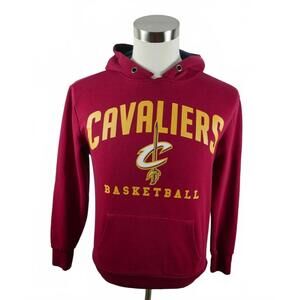 NBA Cleveland Cavaliers Mens Wine Red Hoodie Sweatshirt UNK Small